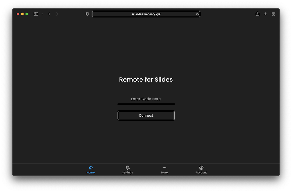 Remote for Slides